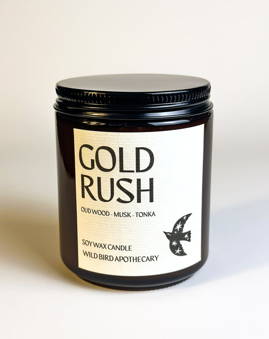 Gold Rush Soy Wax Candle