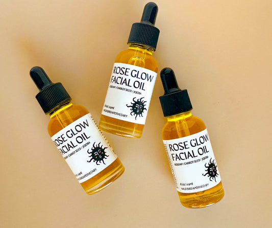 Organic Rose Glow Facial Oil Serum