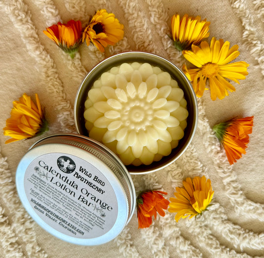 All Natural Calendula Lotion Bar