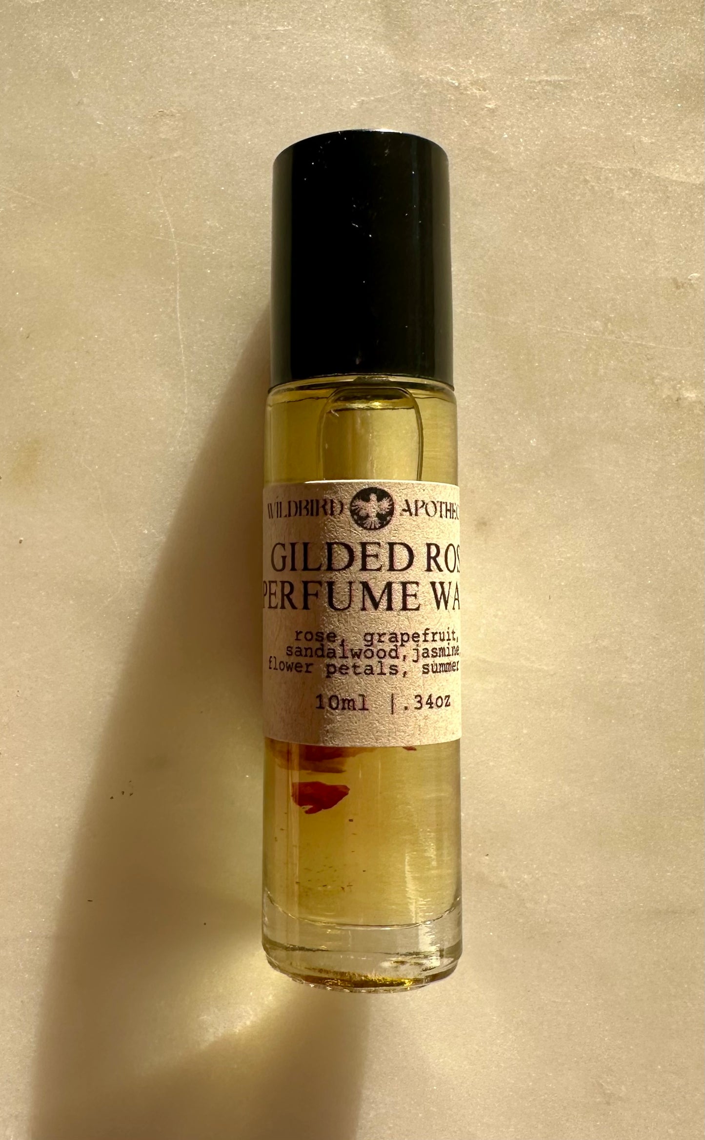 Gilded Rose Essential Oil Perfume Wand