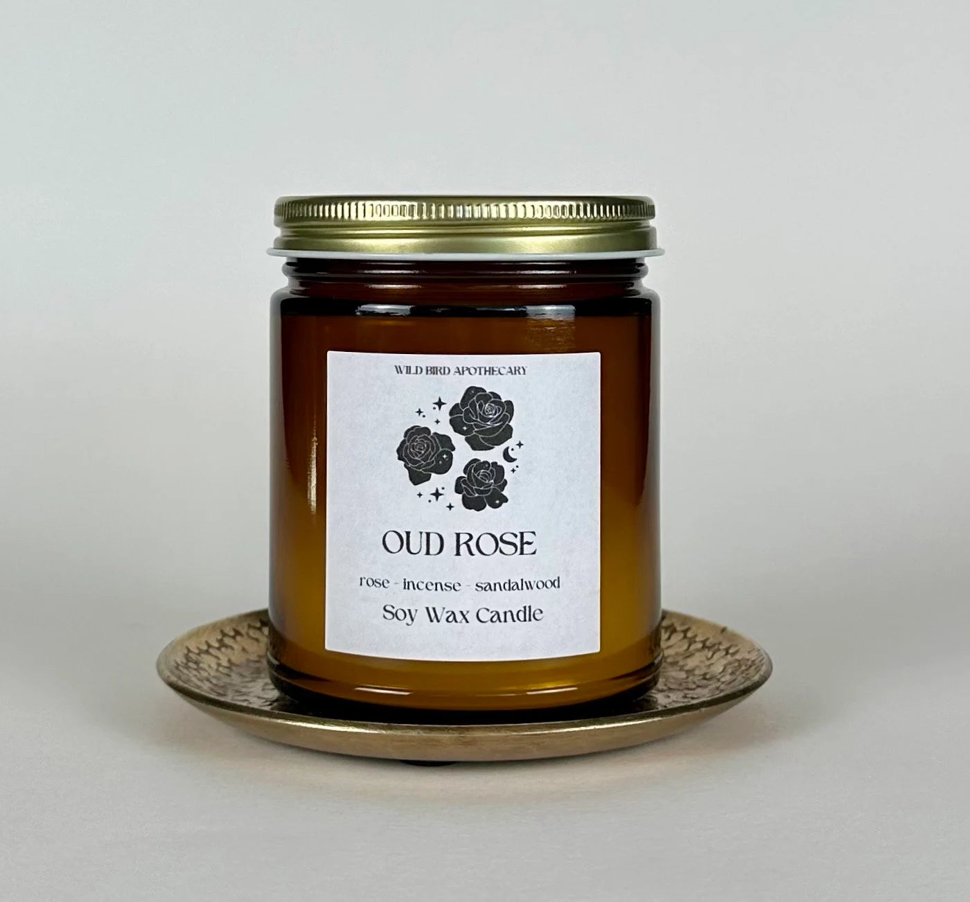 Oud Rose Natural Soy Candle