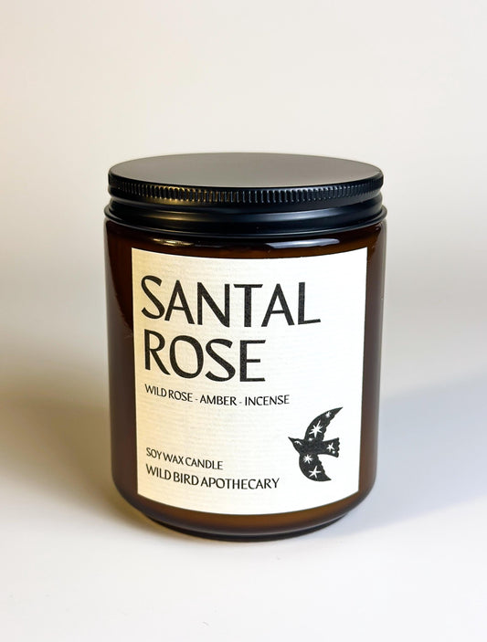 Santal Rose Soy Wax Candle