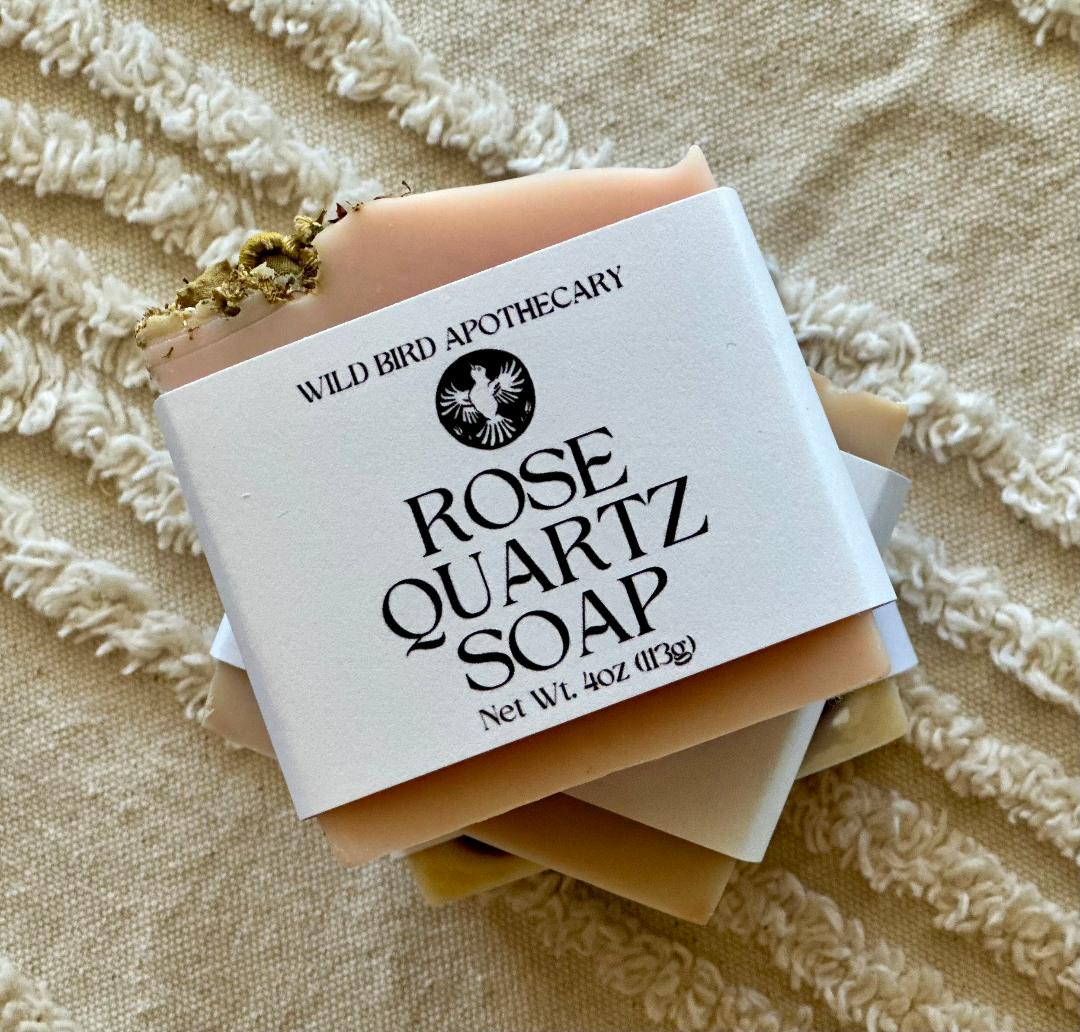 Handmade Rose Quartz Soap