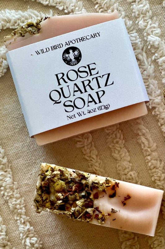 Handmade Rose Quartz Soap