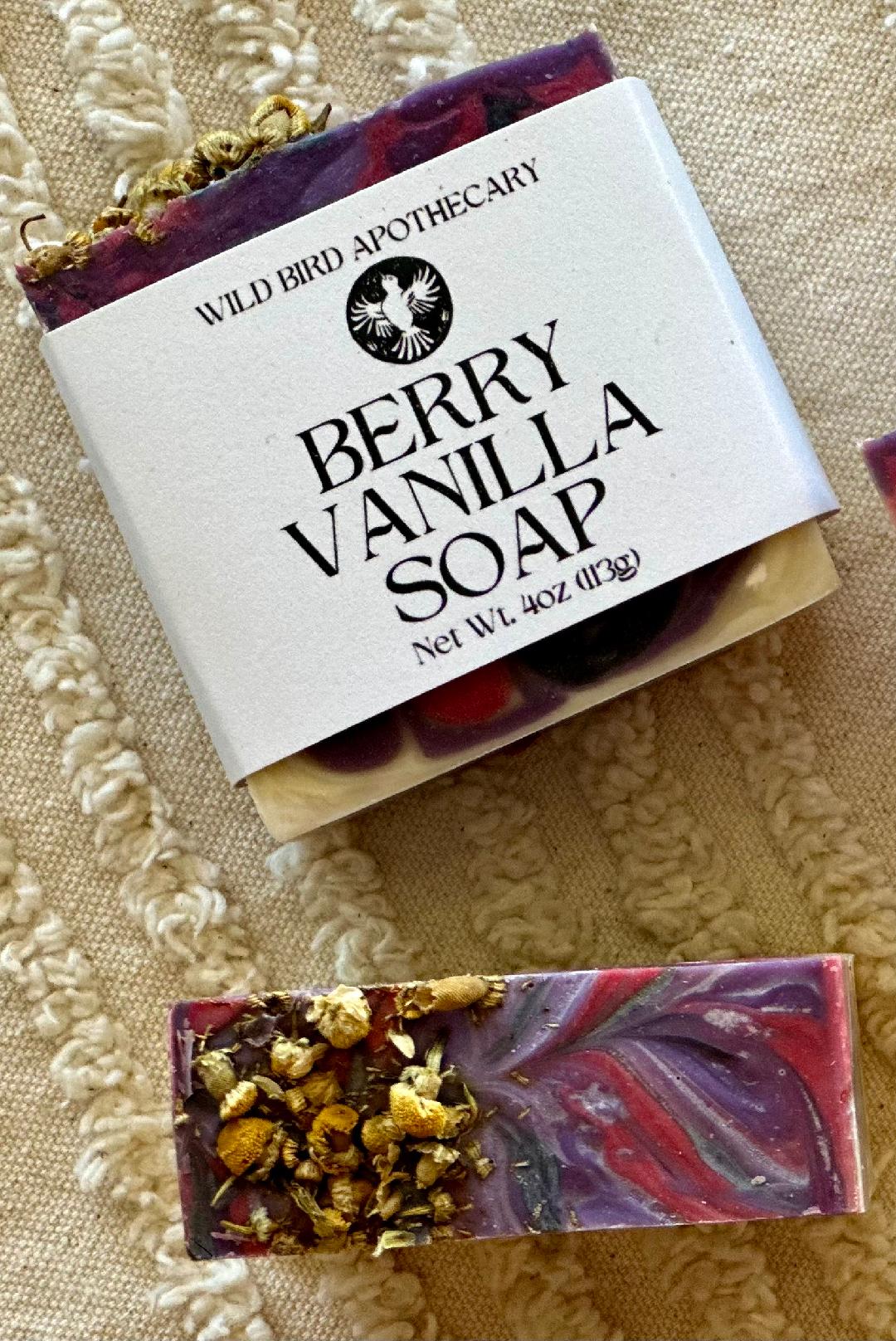 Handmade Berry Vanilla Soap