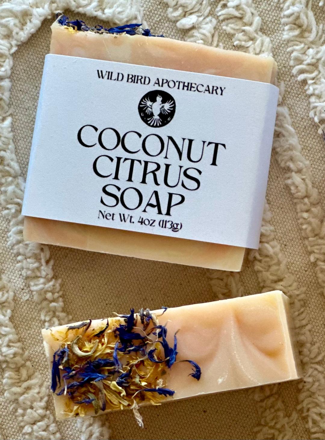 Handmade Coconut Citrus Soap