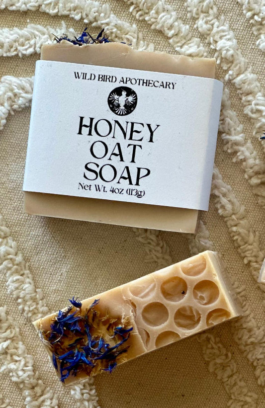 Handmade Honey Oat Bar Soap